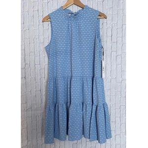 NWT Calvin Klein Textured Babydoll Summer Dress
